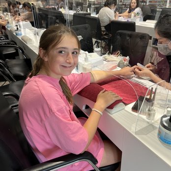 Elegant Nail Spa - Happy girl - Nail Salons Near Me - Kalamazoo, Michigan