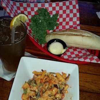Doc's Seafood & Steaks - The see ea food salad and bread to dye for - Seafood Near Me - Corpus Christi, Texas
