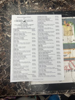 Menu photo 7 Cherry Valley Deli & Grill Whitestone, NY Menu photo 7 Cherry Valley Deli & Grill Whitestone, NY