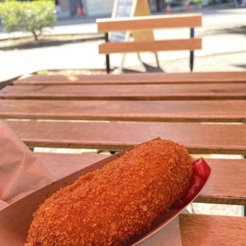 Korn Dog - Classic Korn dog. - Korean Near Me - Seattle, Washington
