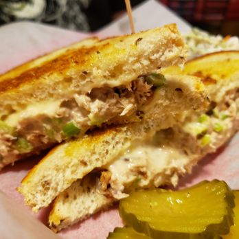 Badger Cafe - Tuna melt. Has a unique taste to it because of the melted cheese! Definitely worth a try - New American Near Me - Las Vegas, Nevada Badger Cafe - Tuna melt. Has a unique taste to it because of the melted cheese! Definitely worth a try - New American Near Me - Las Vegas, Nevada