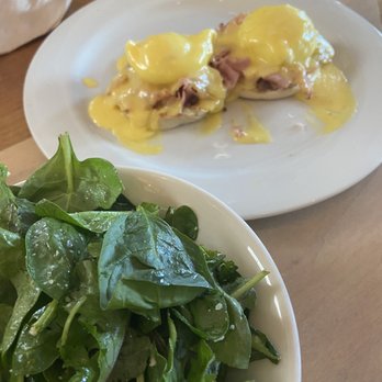 Brickroom - This is the eggs Benedict with greens substituted for the potato. - New American Near Me - Ashland, Oregon