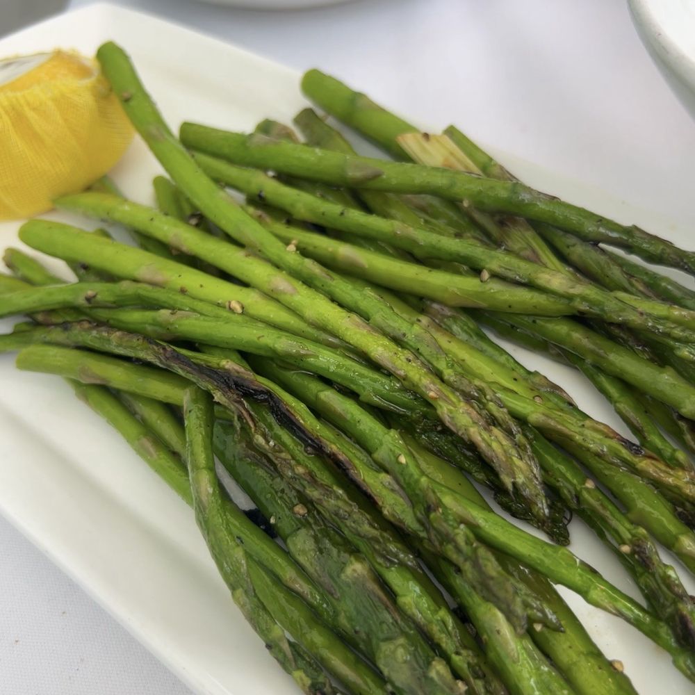 Eddie V's Prime Seafood - Grilled Asparagus - Seafood Near Me - La Jolla, California Eddie V's Prime Seafood - Grilled Asparagus - Seafood Near Me - La Jolla, California