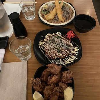Komé - Kara-age W/Mayo, Okonomiyaki, Tenzaru - Japanese Near Me - Austin, Texas