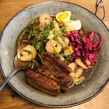 101 Craft Kitchen - Teriyaki Pork Belly and Shrimp Bowl - Gastropubs Near Me - Fishers, Indiana 101 Craft Kitchen - Teriyaki Pork Belly and Shrimp Bowl - Gastropubs Near Me - Fishers, Indiana