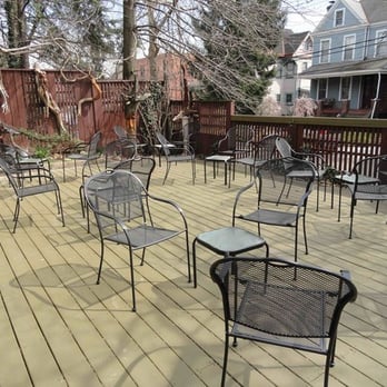 Biddle's Escape - The patio (credit: Stephanie Rex) - Coffee & Tea Near Me - Pittsburgh, Pennsylvania