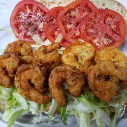 FLOW Motion Grill - FLOW shrimp po boy