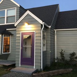 Yoga Hive - We are a residential/commercial building, so you can find us behind the purple doors :-)