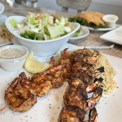 Grumbles Seafood - Shrimp skewers
