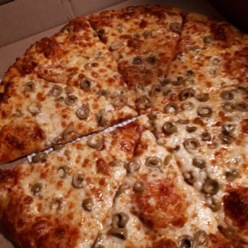 Golden Crust Pizzeria - Large cheese pizza with olives (thin crust) - Pizza Near Me - Ottawa, Ontario