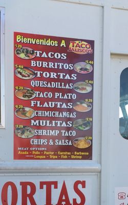 Menu photo 2 Taco Jalisco Cartersville, GA