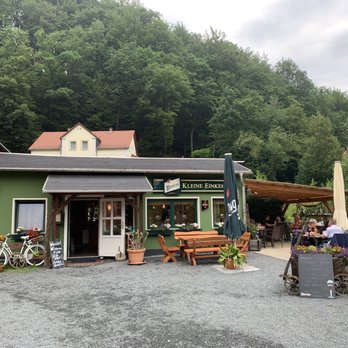 Kleine Einkehr - Terrasse und Eingang - Restaurants Near Me - Königstein, SN Kleine Einkehr - Terrasse und Eingang - Restaurants Near Me - Königstein, SN