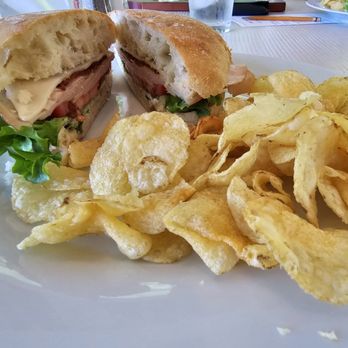 Daniel Vineyards - Club sandwich and chips. - Wineries Near Me - Crab Orchard, West Virginia