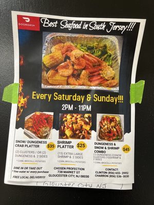 Menu photo 2 Chosen Profection Soulfood Gloucester City, NJ Menu photo 2 Chosen Profection Soulfood Gloucester City, NJ