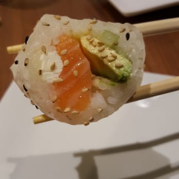 Fire Fish Sushi and More - Philadelphia roll. Really good with the soy paper. - Sushi Bars Near Me - Temecula, California