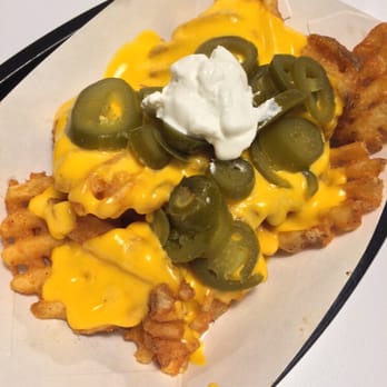 Stanton's City Bites - Waffles fries with cheese, jalapeños and sour cream. - Burgers Near Me - Houston, Texas