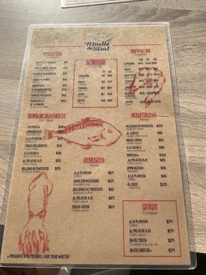 Menu photo 2 Muelle de Sisal Sisal, YUC Menu photo 2 Muelle de Sisal Sisal, YUC