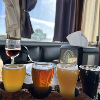 Highway 1 Brewing Company - Beer flight! - Breweries Near Me - Pescadero, California Highway 1 Brewing Company - Beer flight! - Breweries Near Me - Pescadero, California