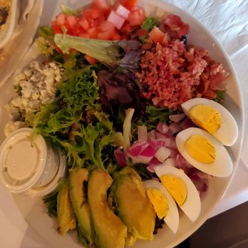 The Dam Bar & Grill - Cobb salad - big enough for two (in my opinion) - Bars Near Me - Lowell, Indiana