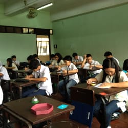 Philippine Science High School System - See that bell? The teacher taps it every 3 mins. The kids should be done solving, pass the card to their classmate, then solve the next one.