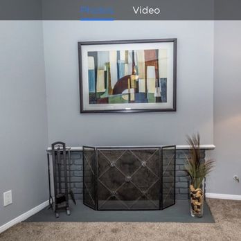 Specialty Home Staging - Living room fireplace AFTER - Home Staging Near Me