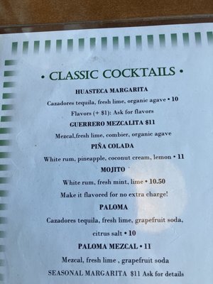 Menu photo 6 Huasteca Mexican Restaurant Windsor, CT