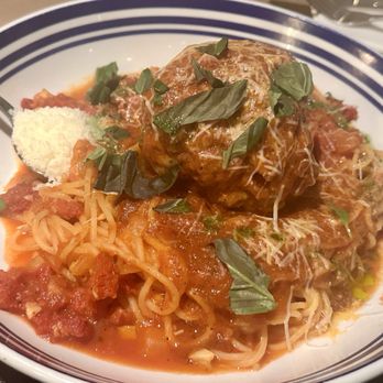 Scaddabush - Spaghetti with Signature Meatball * 1 big meatball - Wine Bars Near Me - Etobicoke, Ontario