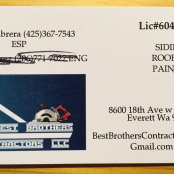 1. Best Brothers Contractors