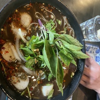 Amazing Basil - Duck Leg Thai Boat Noodle. Very flavorful soup and smooth noodles. Love it - Asian Fusion Near Me - Fremont, California Amazing Basil - Duck Leg Thai Boat Noodle. Very flavorful soup and smooth noodles. Love it - Asian Fusion Near Me - Fremont, California