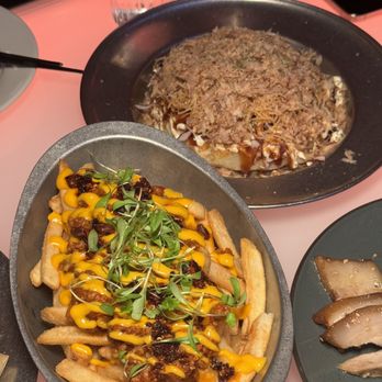 Noflex - dandan fries & potato okonomiyaki - i liked these! - Lounges Near Me - New York, New York Noflex - dandan fries & potato okonomiyaki - i liked these! - Lounges Near Me - New York, New York