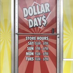 Dollar Days - Front door