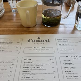 Canard - Steeped hot matcha tea - New American Near Me - Beaverton, Oregon Canard - Steeped hot matcha tea - New American Near Me - Beaverton, Oregon