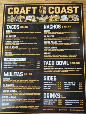 Menu photo 7 Craft Coast Beer & Tacos Oceanside, CA