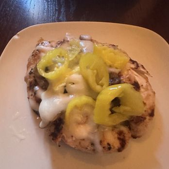 White Birch Golf Course - Chicken breast with mozzarella cheese, banana peppers and mushrooms - Golf Near Me - Lyndonville, New York