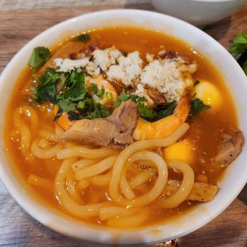 DK Cuisine - Banh Canh with crab, shrimp, and pork - Vietnamese Near Me - Westminster , California