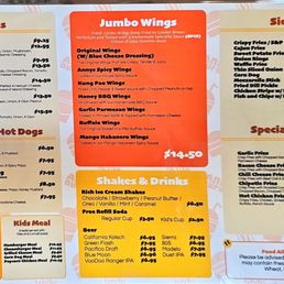 Sides menu Fab 2026