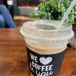 Vanilla cold brew coffee