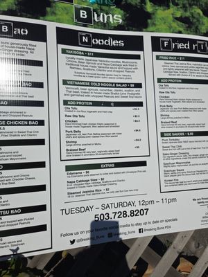 Menu photo 6 Breaking Buns Portland, OR