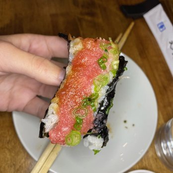 Temakase Hand Roll Bar - 2nd Ave - Toro Scallion roll - Sushi Bars Near Me - New York, New York