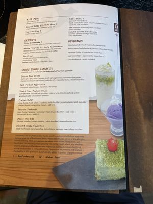 Menu photo 1 Ichi Shabu Fresno, CA
