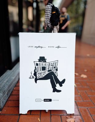 Less and more coffee by null Less and more coffee by null