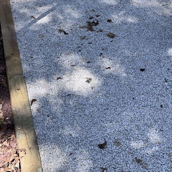 Perez Property Maintenance - a gravel driveway with a wooden edging - Landscaping Near Me Perez Property Maintenance - a gravel driveway with a wooden edging - Landscaping Near Me