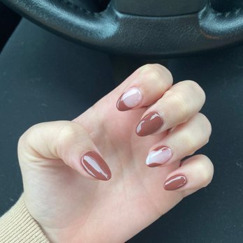 Lucky Nails - Gel Set with design - Nail Salons Near Me - Spokane Valley, Washington