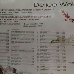Délice Woks - Set de table