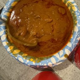 Nothing but straight grease about five beans in it Nothing but straight grease about five beans in it