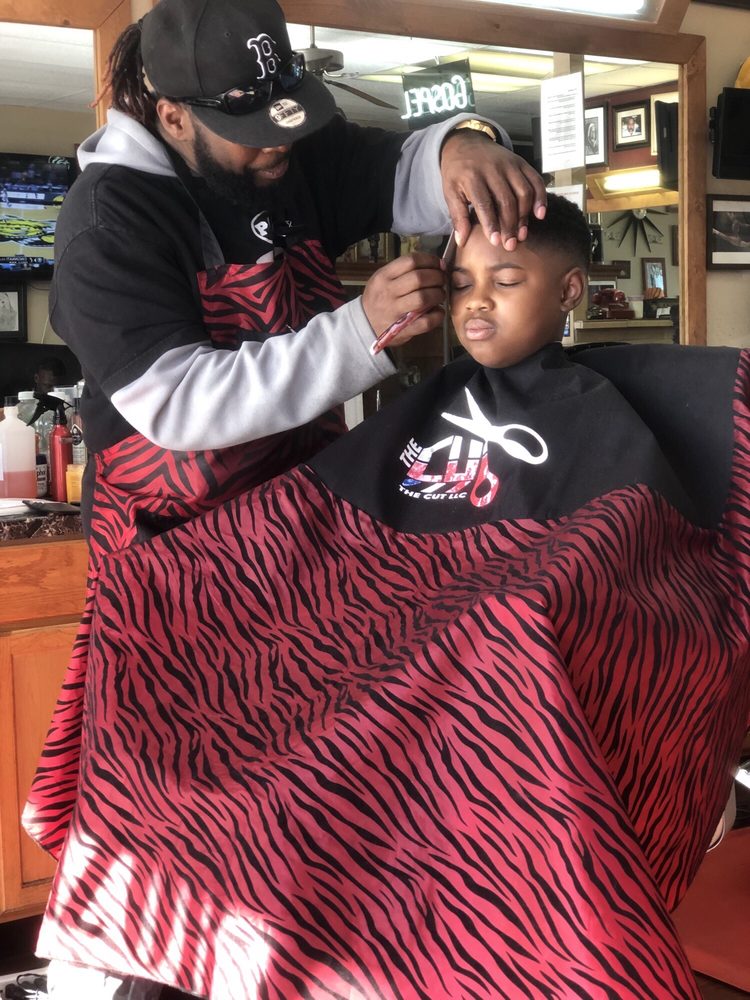 The Cut LLC Barbershop Logo