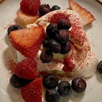 Pantoufle’s Bistro - Pavlova - Desserts Near Me - Floyd, Virginia Pantoufle’s Bistro - Pavlova - Desserts Near Me - Floyd, Virginia