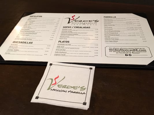 Menu photo 2 Verde's Mexican Parrilla Austin, TX Menu photo 2 Verde's Mexican Parrilla Austin, TX