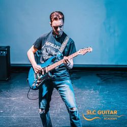 SLC Guitar - Gage rocking out to Iron Man by Black Sabbath