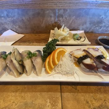 Kaze Sushi - 2 Pieces Mackerel Sushi 2 Pieces Octopus Sushi - Sushi Bars Near Me - Lancaster, California Kaze Sushi - 2 Pieces Mackerel Sushi 2 Pieces Octopus Sushi - Sushi Bars Near Me - Lancaster, California